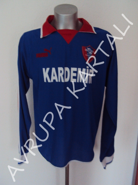 maillot équipe de kardemir karabükspor domicile 2000-2001 rétro