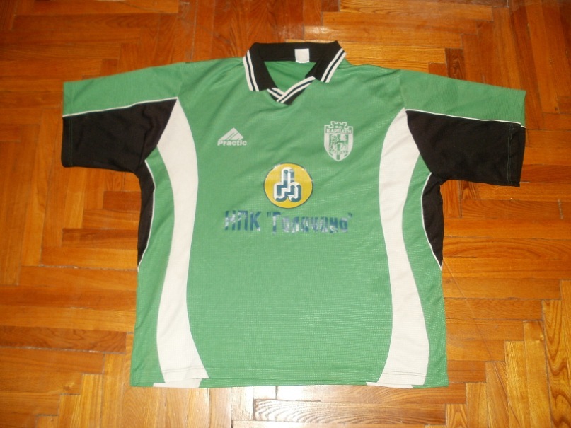 maillot équipe de karpaty lviv domicile 1999-2000 rétro