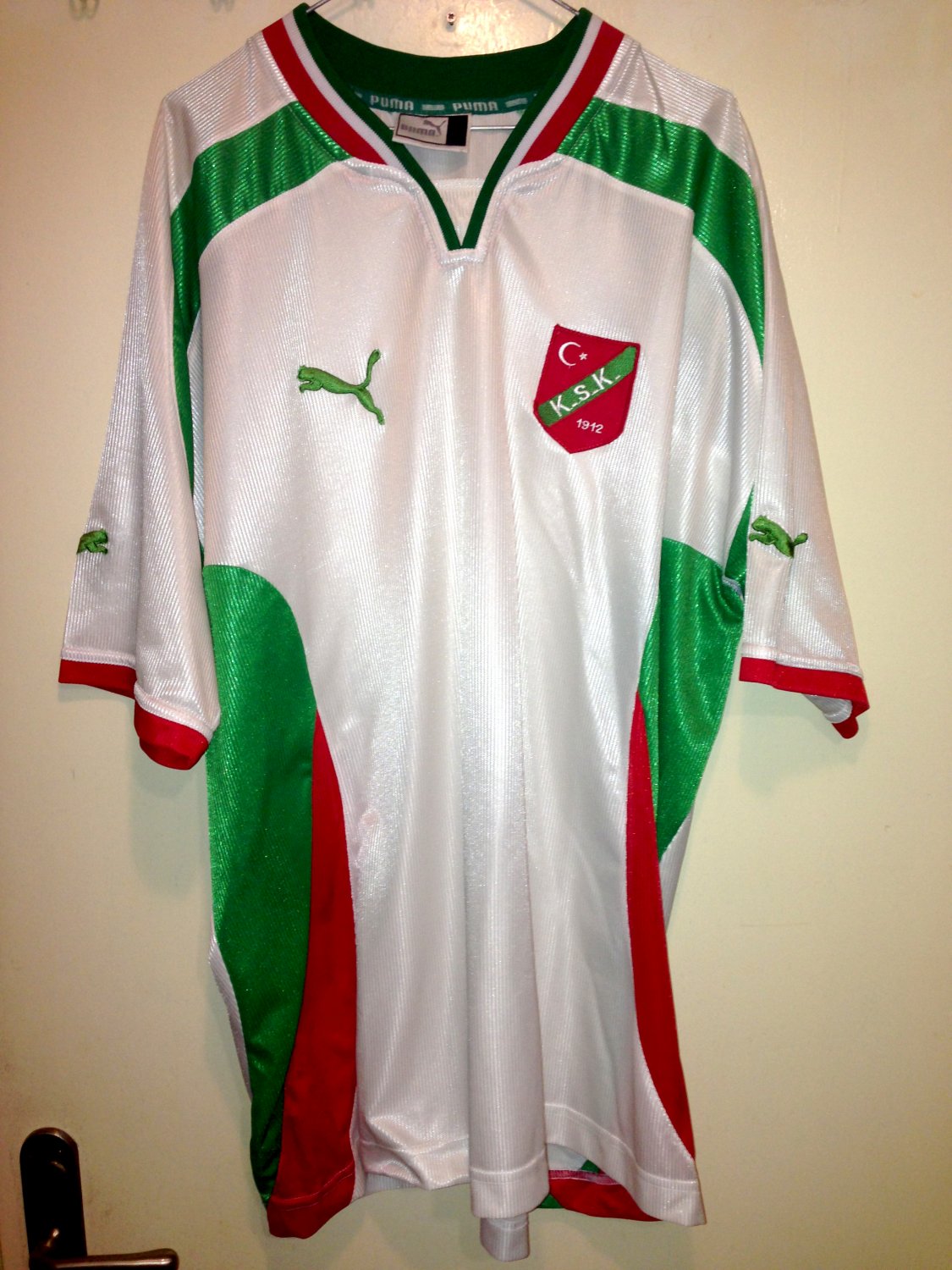 maillot équipe de karsiyaka sk exterieur 2000-2001 rétro