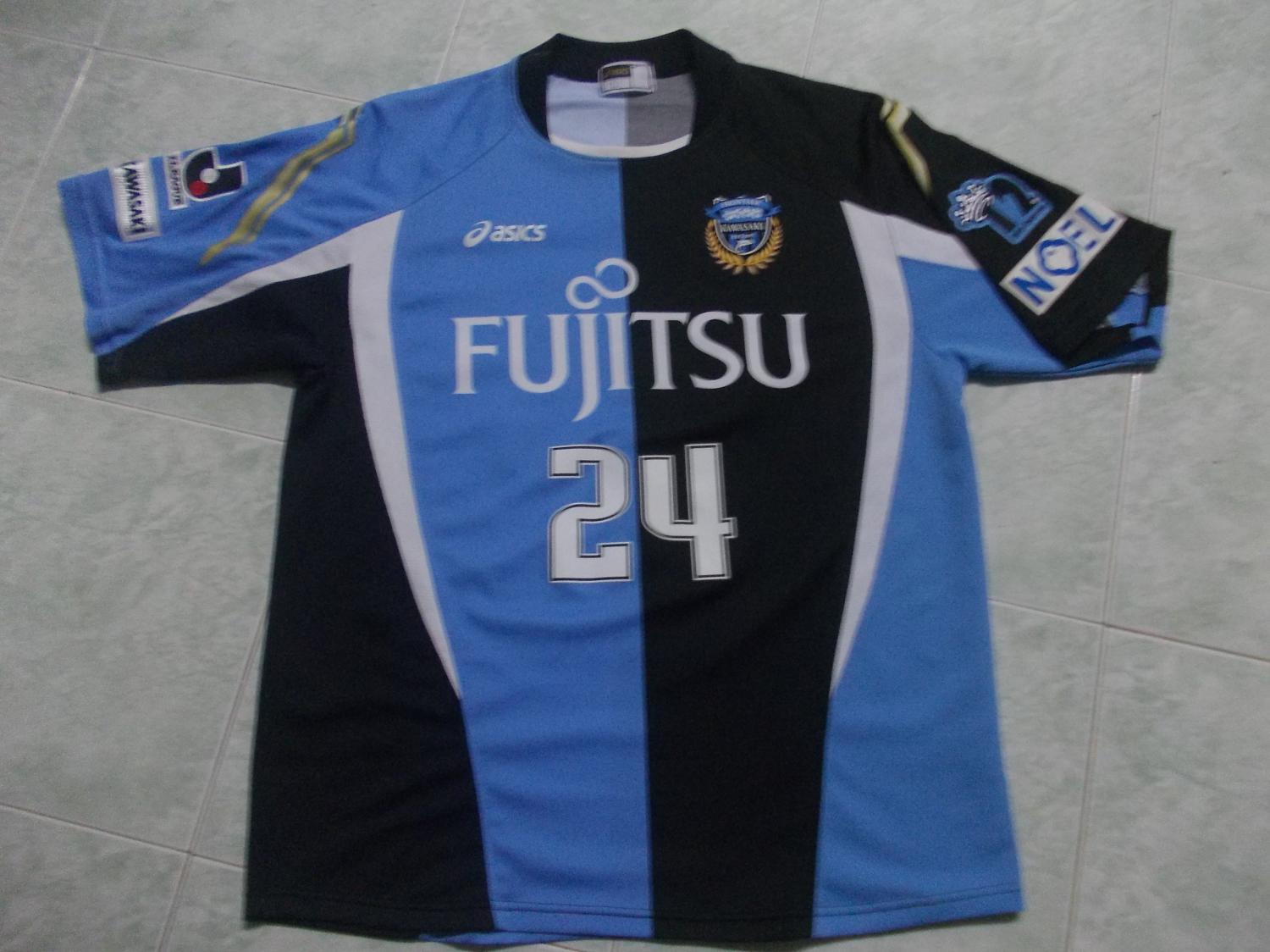 maillot équipe de kawasaki frontale domicile 2009 rétro