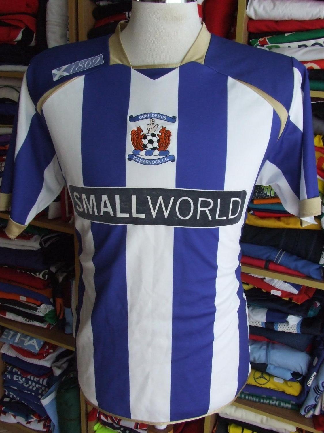 maillot équipe de kilmarnock fc domicile 2009-2010 rétro