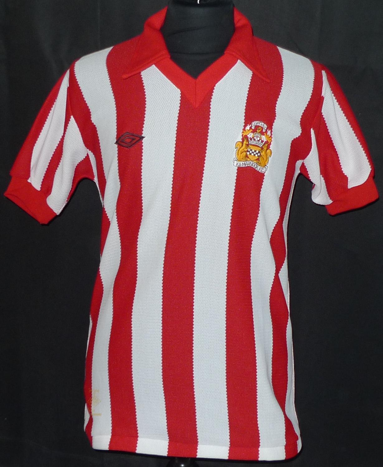 maillot équipe de kilmarnock fc exterieur 1977-1980 rétro