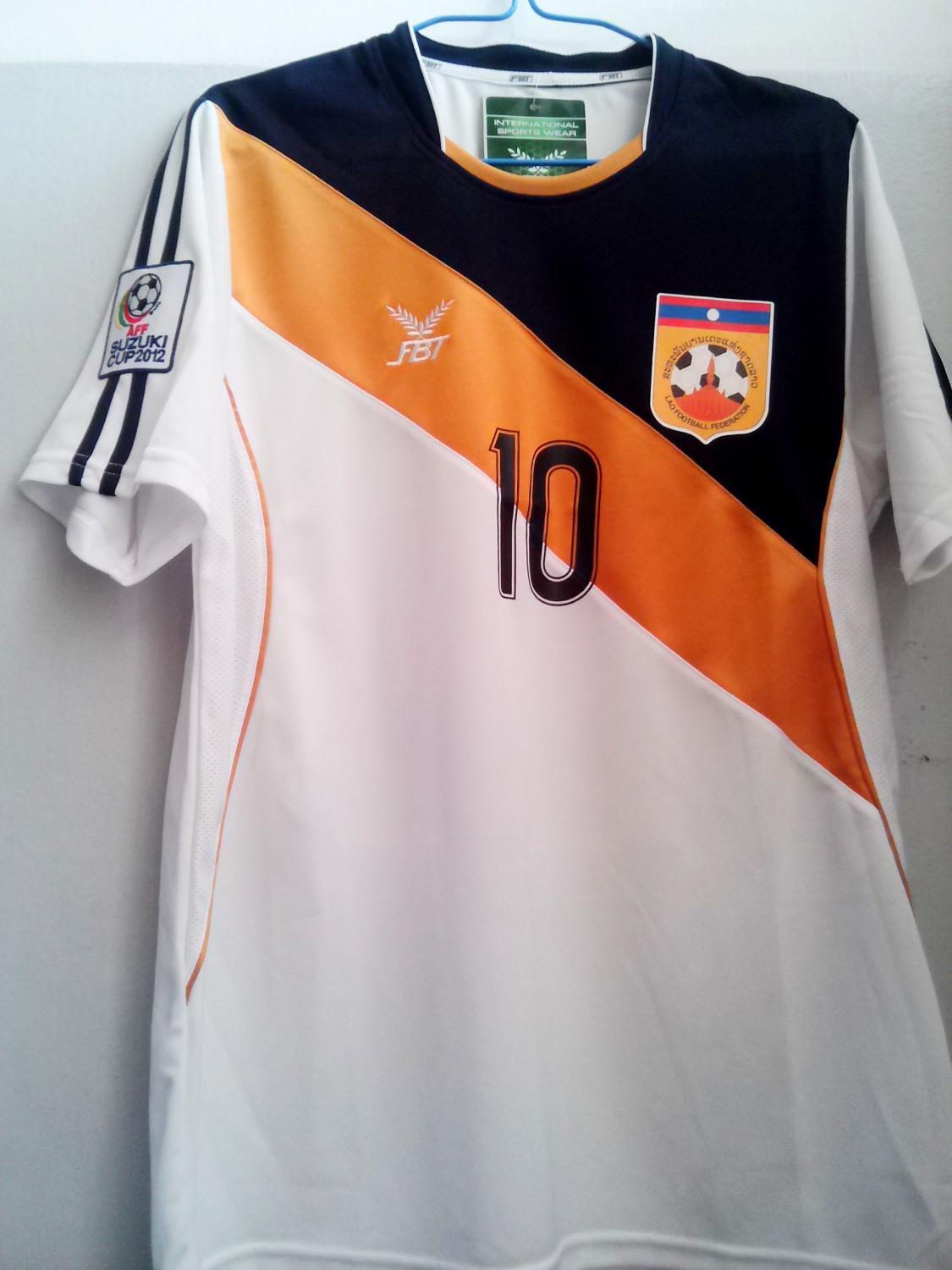 maillot équipe de laos exterieur 2012-2014 pas cher