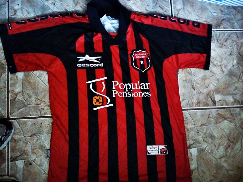 maillot équipe de ld alajuelense domicile 2000-2001 rétro