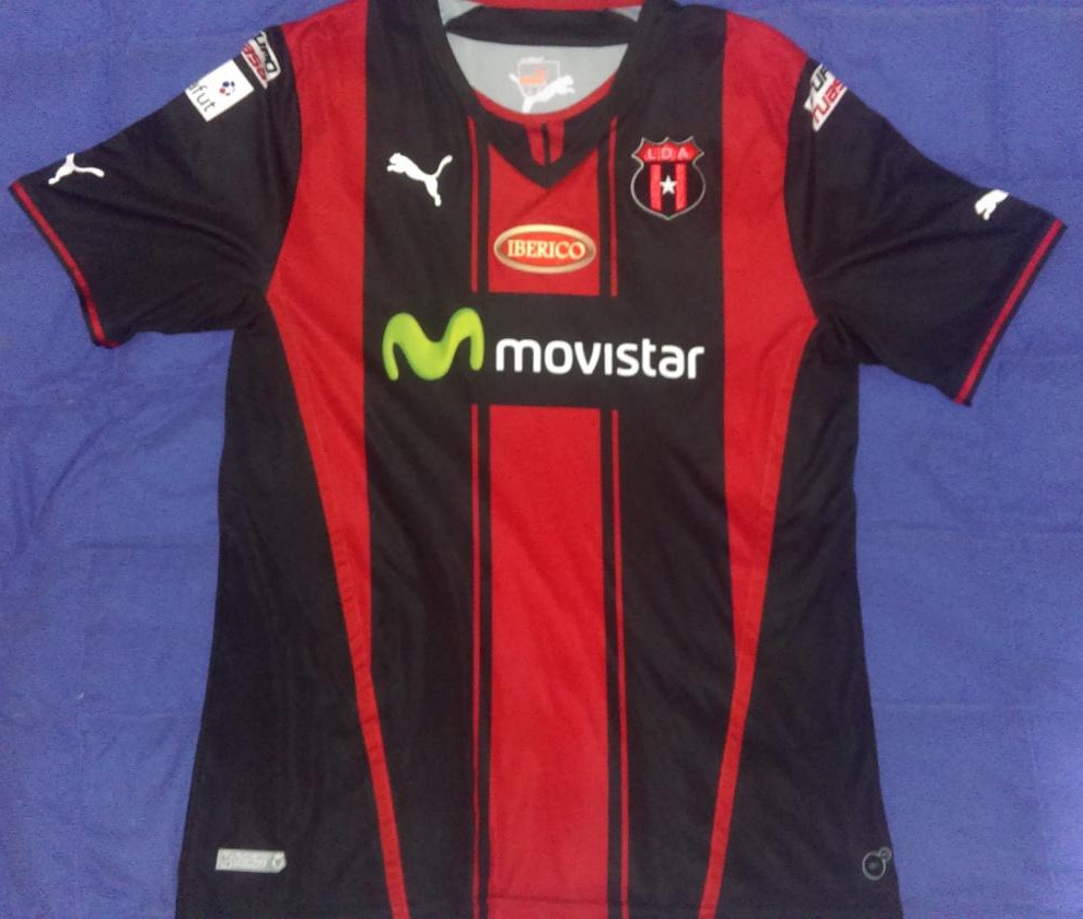 maillot équipe de ld alajuelense domicile 2014 rétro