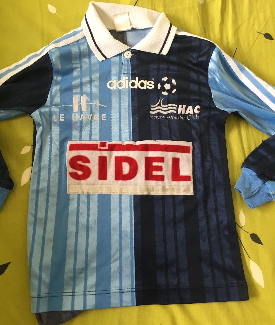 maillot équipe de le havre ac domicile 1994-1995 rétro