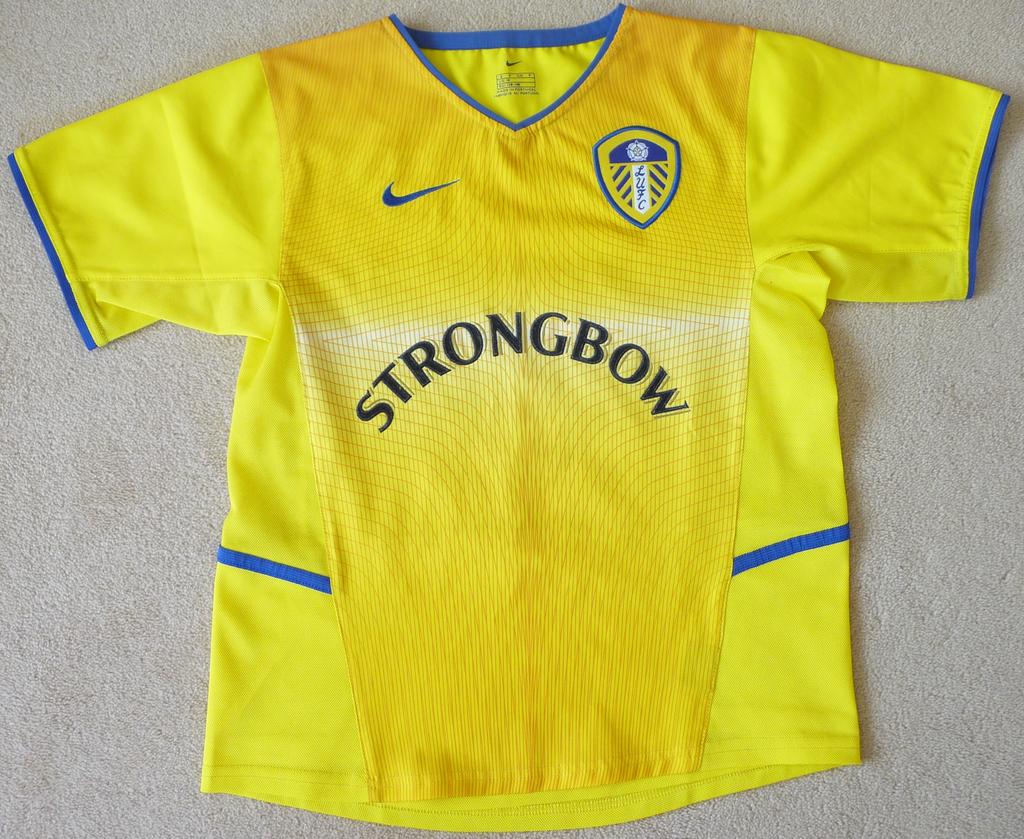 maillot équipe de leeds united exterieur 2002-2004 pas cher