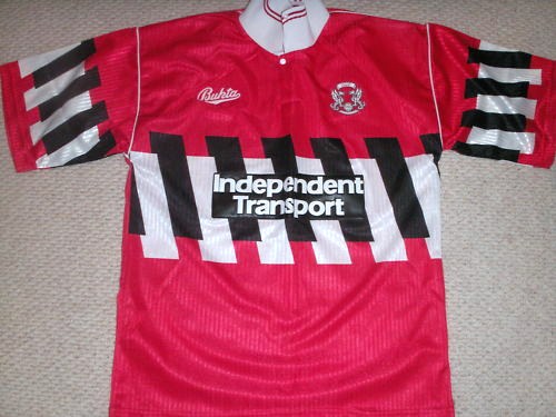 maillot équipe de leyton orient fc domicile 1992-1993 rétro