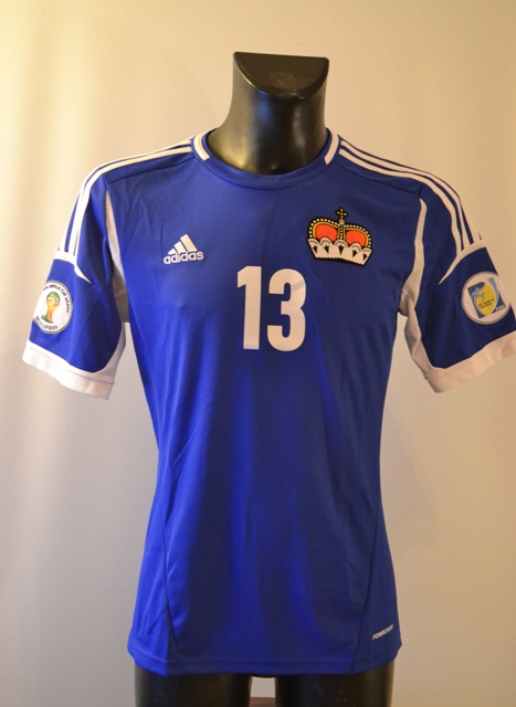 maillot équipe de liechtenstein domicile 2013-2014 rétro