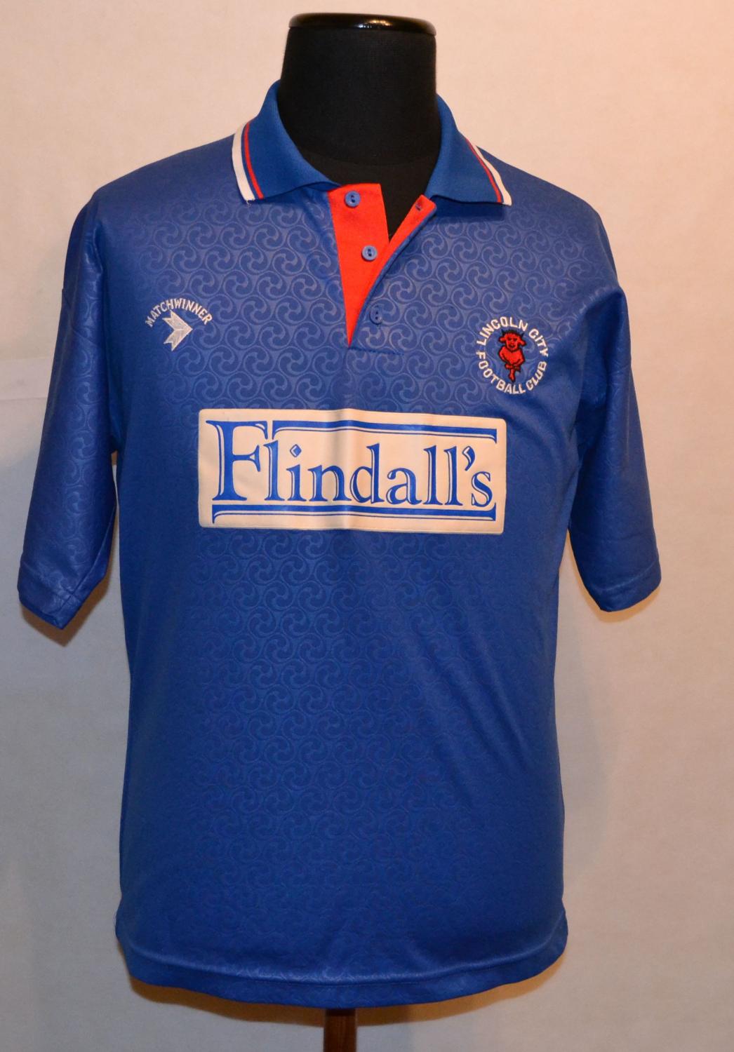 maillot équipe de lincoln city fc réplique 1991-1992 rétro