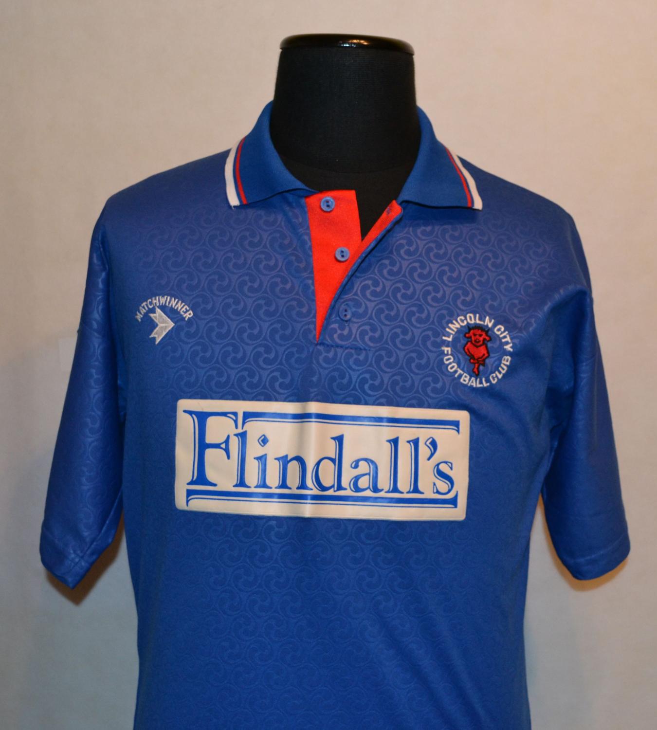 maillot équipe de lincoln city fc réplique 1991-1992 rétro