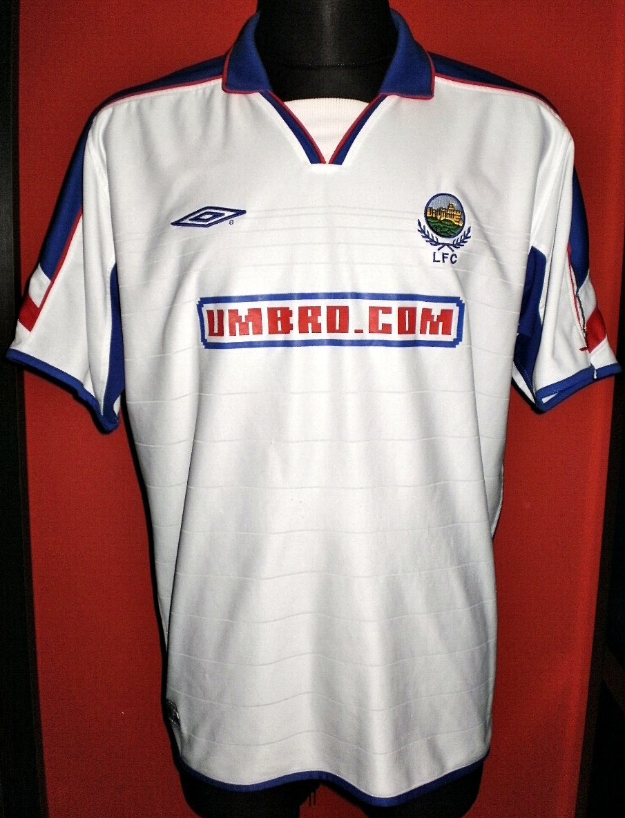 maillot équipe de linfield fc exterieur 2004-2005 rétro