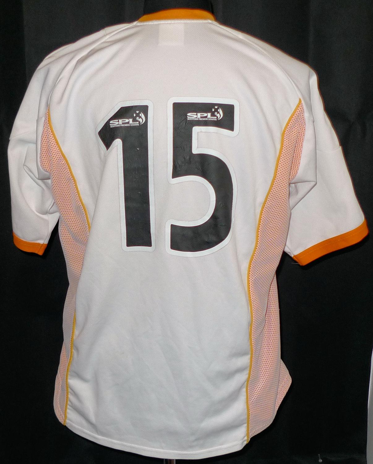 maillot équipe de livingston fc particulier 2002-2003 rétro
