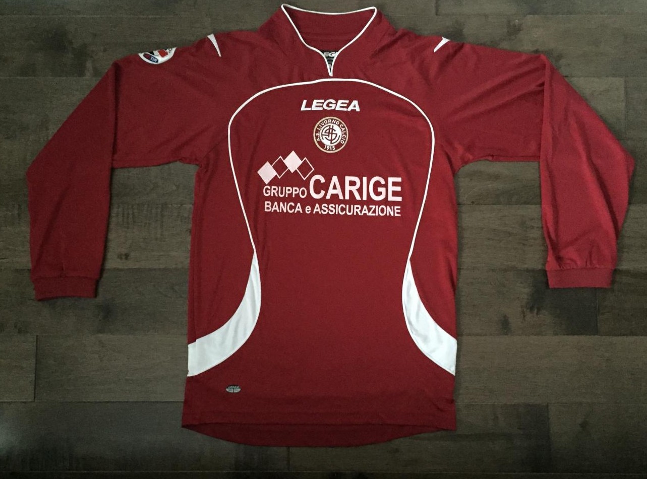 maillot équipe de livourne calcio domicile 2010-2011 pas cher