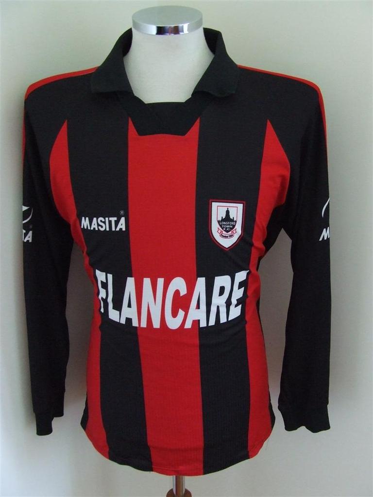 maillot équipe de longford town domicile 2004 rétro