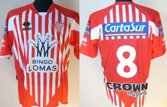 maillot équipe de los andes domicile 2007-2008 rétro