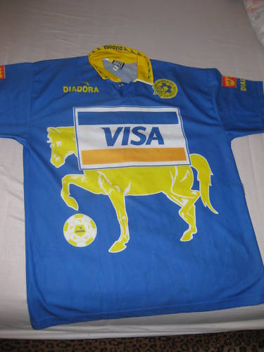 maillot équipe de maccabi tel-aviv exterieur 1996-1997 rétro