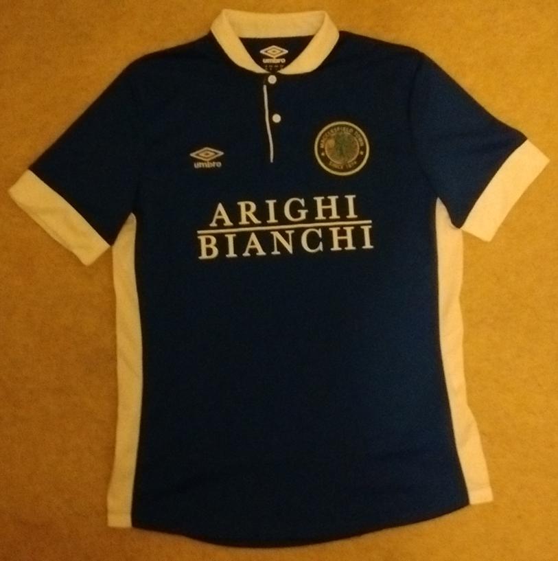 maillot équipe de macclesfield town domicile 2016-2017 rétro