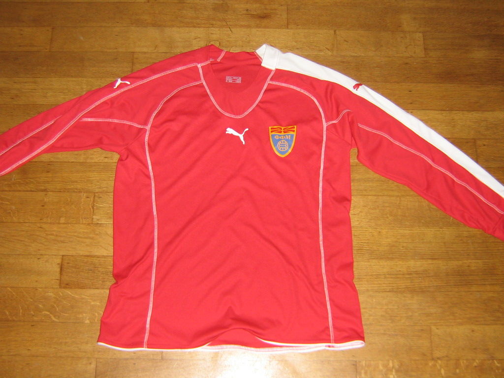 maillot équipe de macédoine du nord domicile 2006-2007 rétro