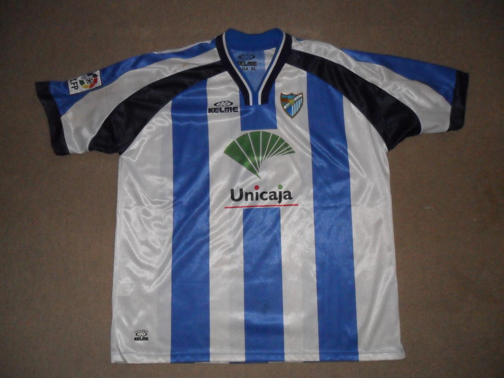 maillot équipe de málaga cf domicile 1999-2001 pas cher
