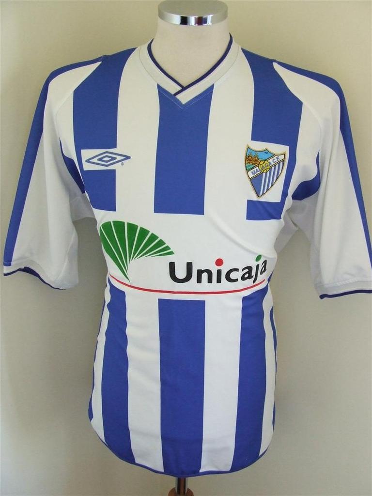 maillot équipe de málaga cf domicile 2002-2003 pas cher