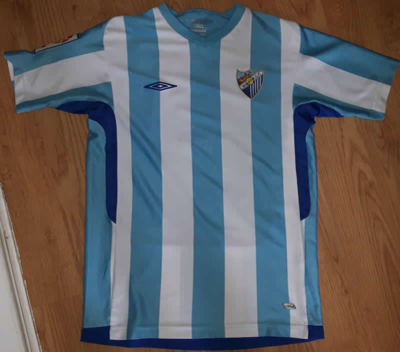 maillot équipe de málaga cf domicile 2009-2010 pas cher