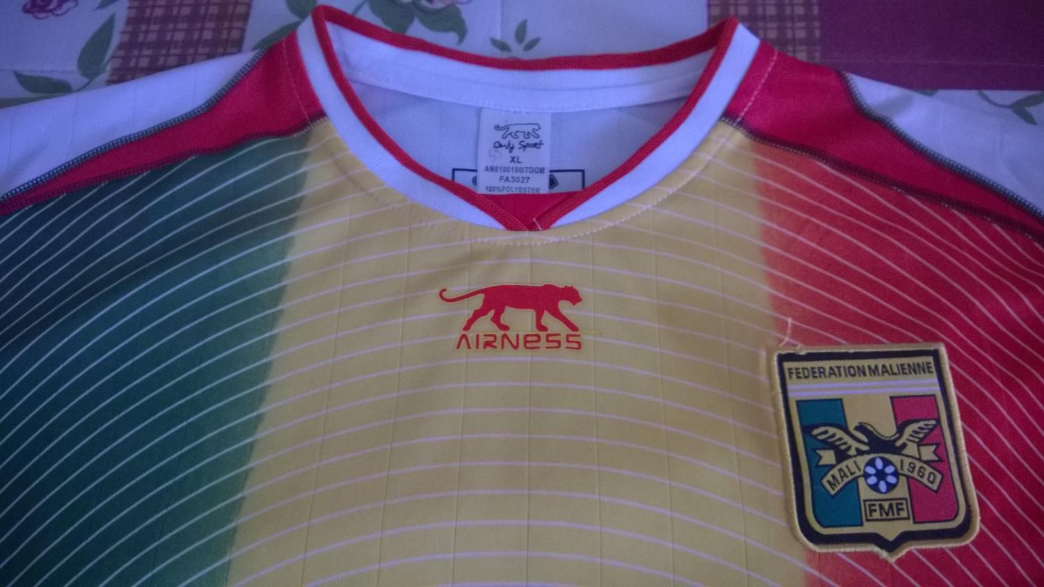 maillot équipe de mali exterieur 2008-2010 rétro