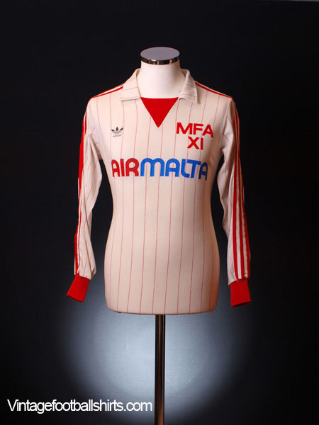 maillot équipe de malte exterieur 1982-1983 rétro