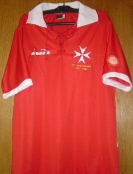 maillot équipe de malte particulier 2007-2008 rétro