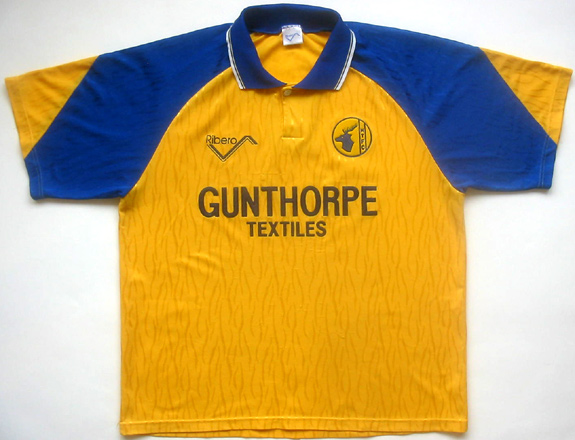 maillot équipe de mansfield town fc domicile 1991-1992 pas cher