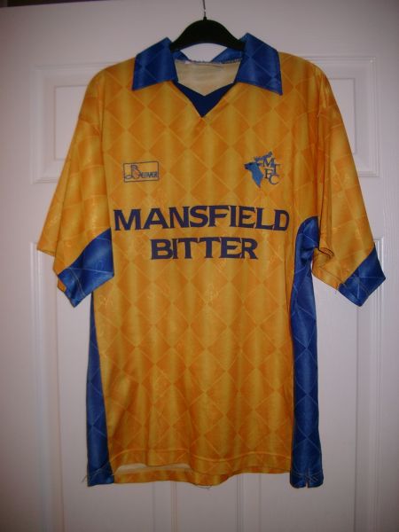 maillot équipe de mansfield town fc domicile 1996-1998 pas cher