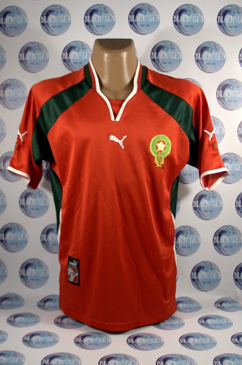 maillot équipe de maroc domicile 1999 rétro
