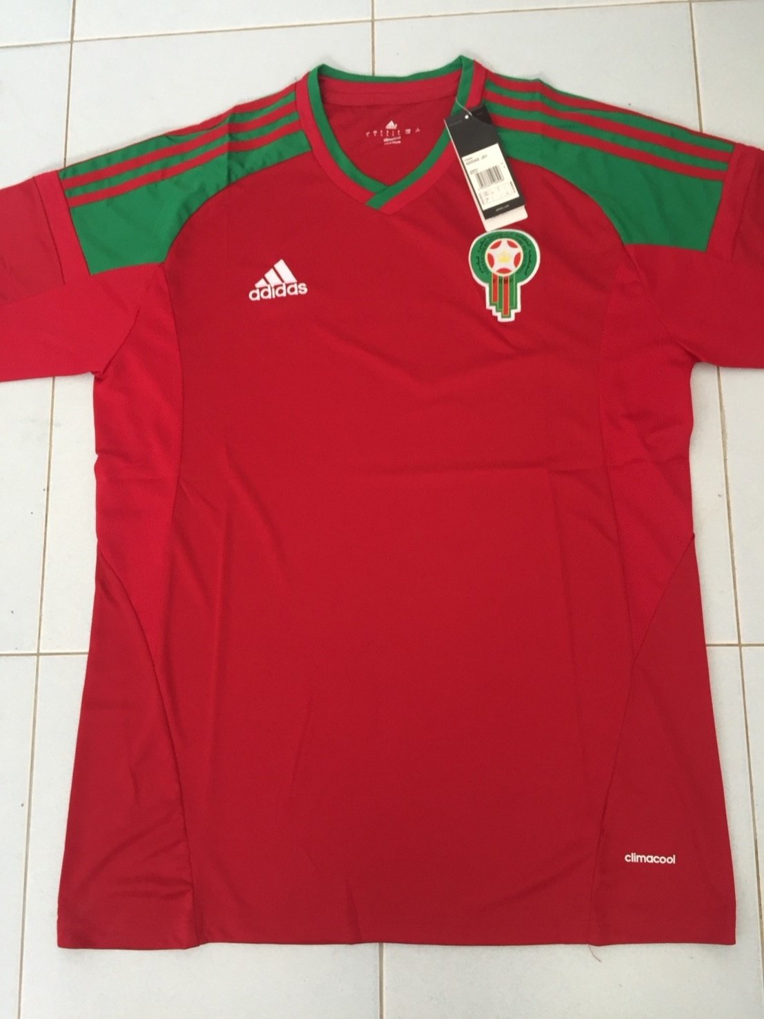 maillot équipe de maroc domicile 2017-2018 rétro