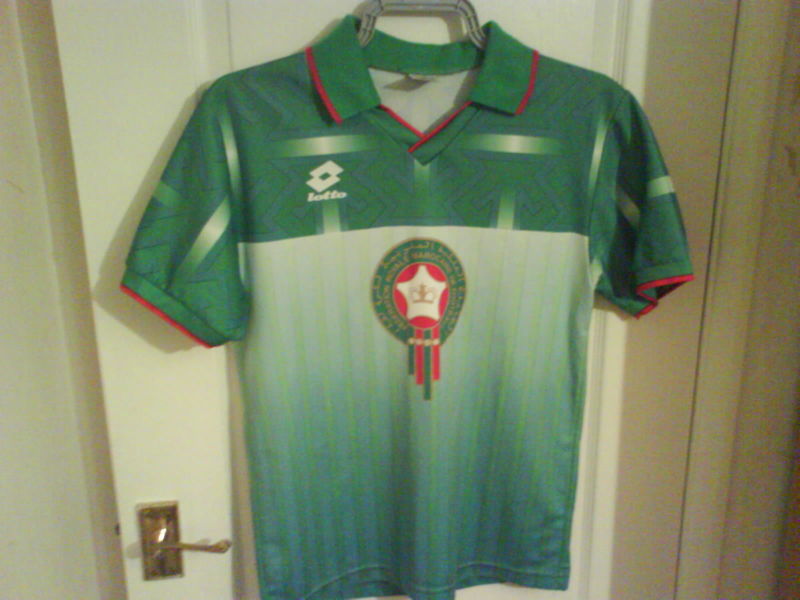 maillot équipe de maroc exterieur 1994-1995 rétro