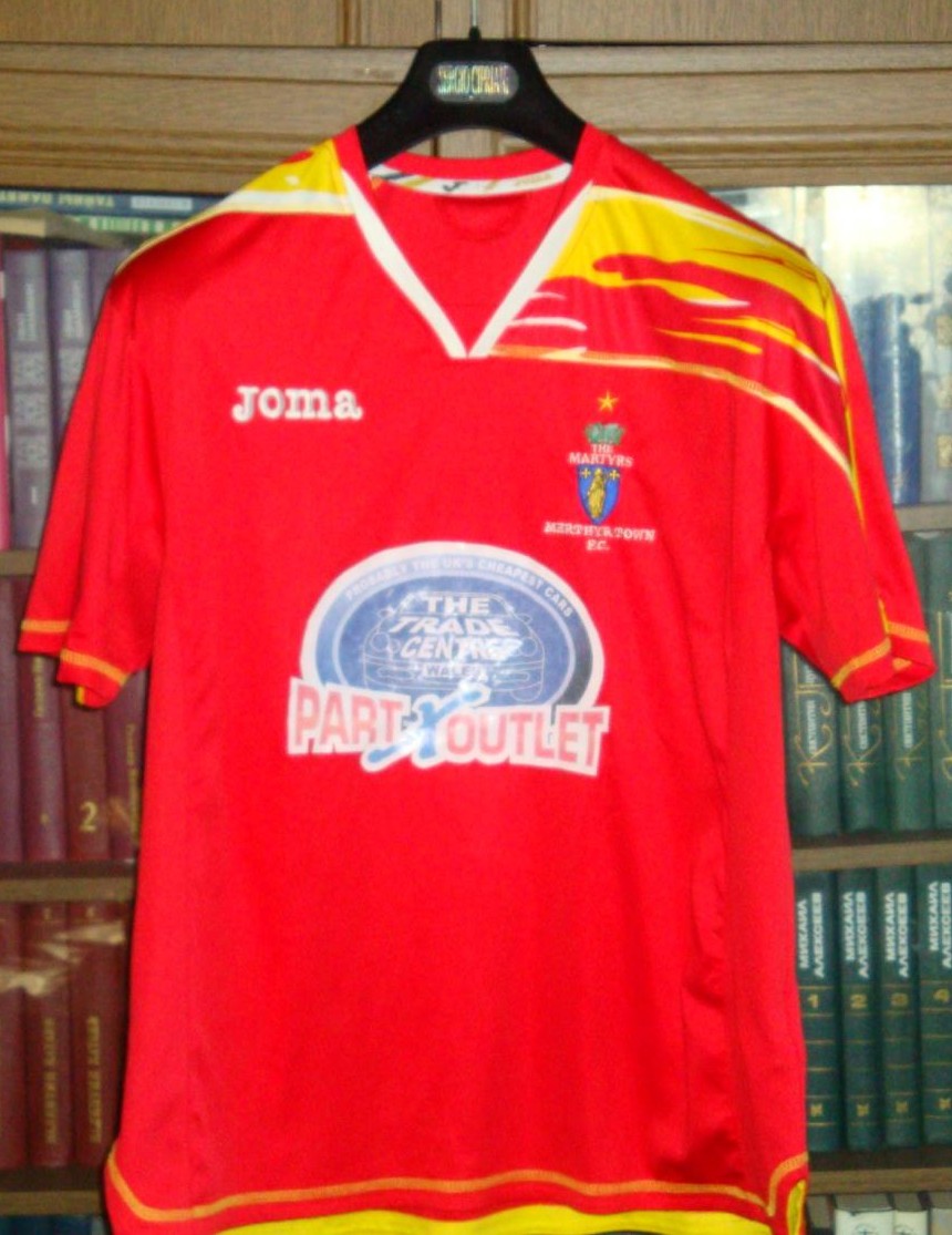 maillot équipe de merthyr tydfil fc exterieur 2005-2006 rétro