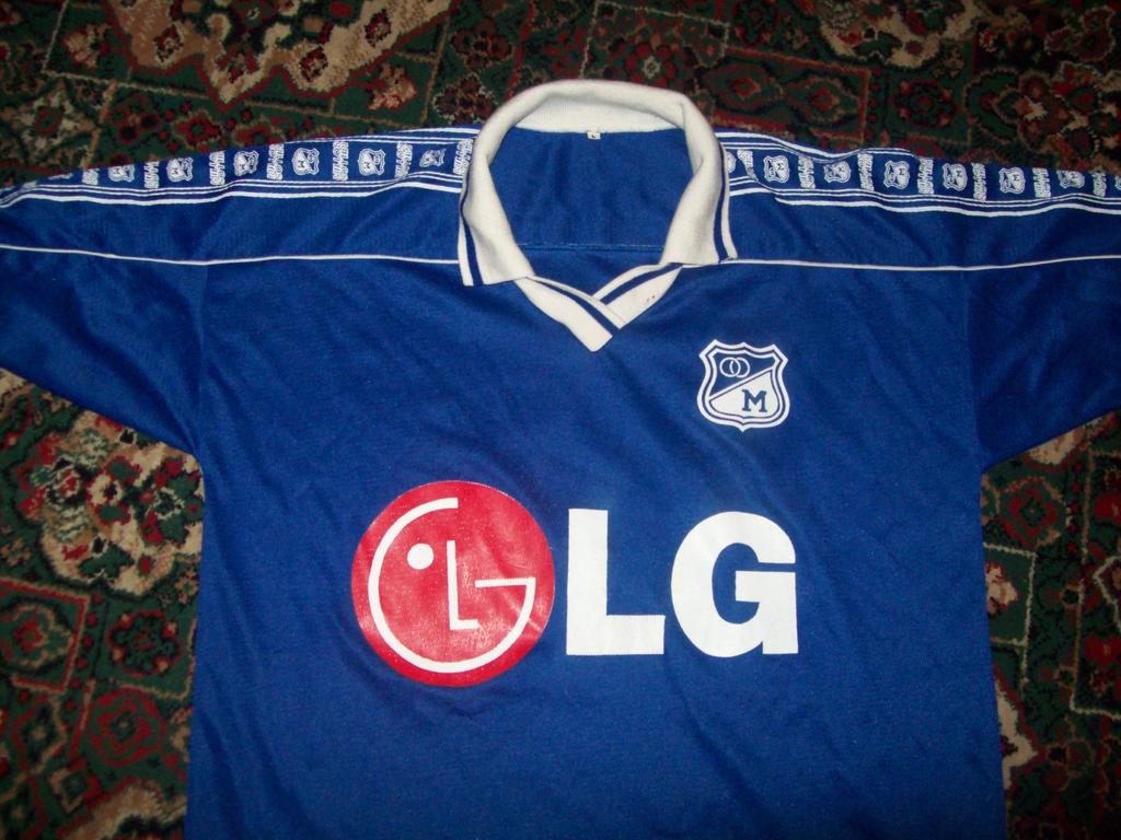 maillot équipe de millonarios domicile 2000-2001 rétro