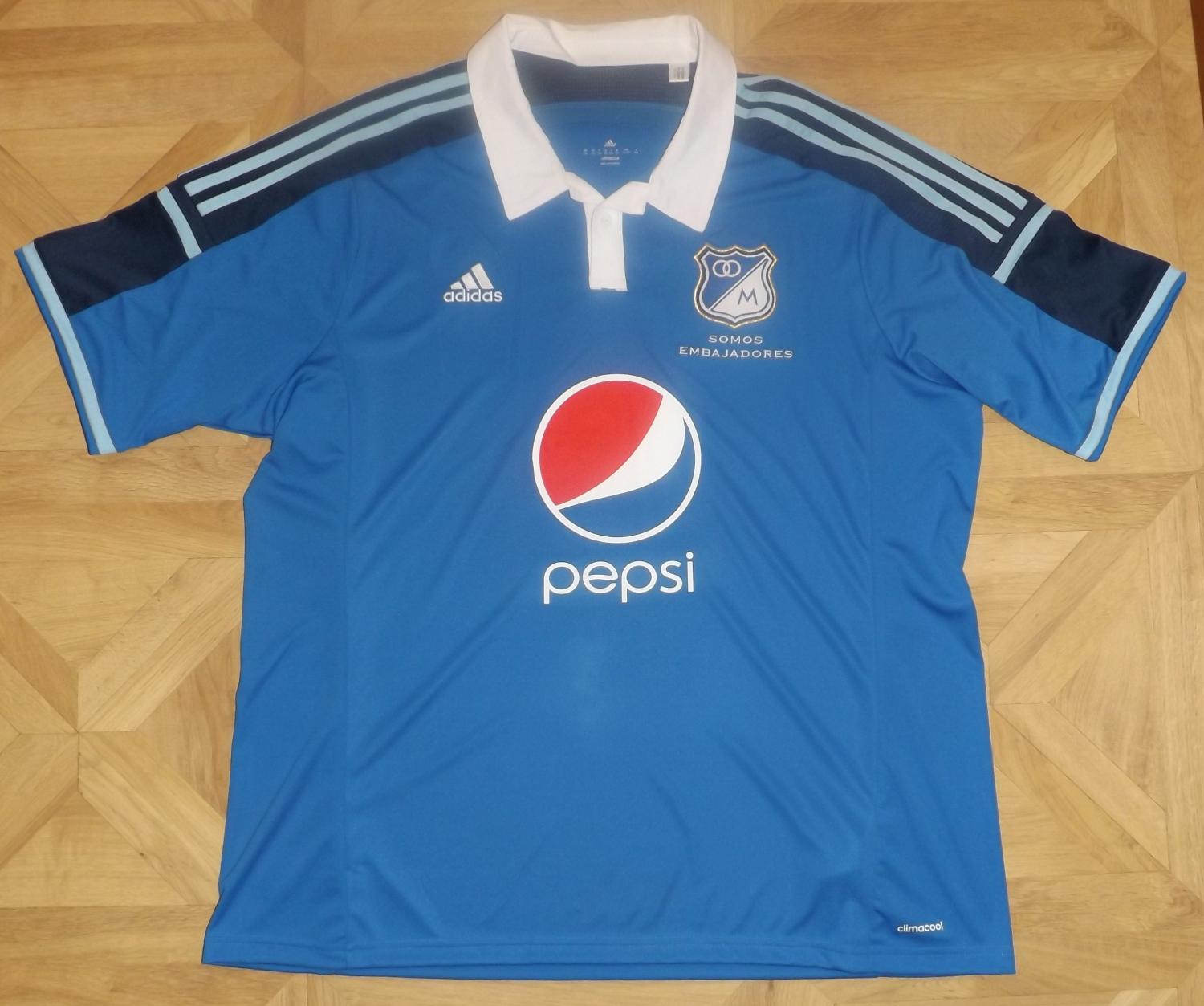 maillot équipe de millonarios domicile 2014-2015 rétro