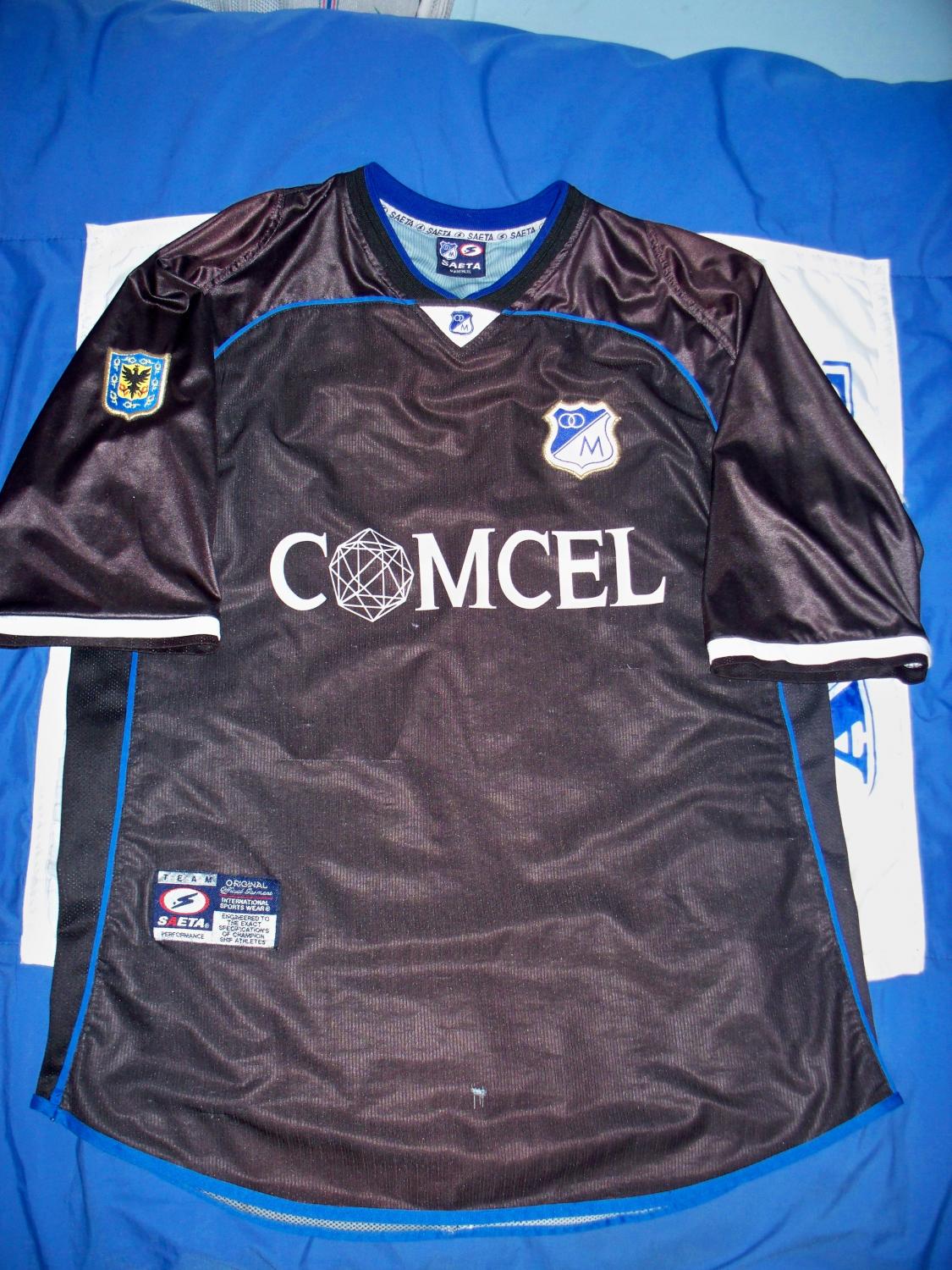 maillot équipe de millonarios third 2001-2002 rétro