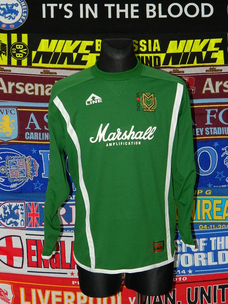 maillot équipe de milton keynes dons gardien 2004-2006 pas cher