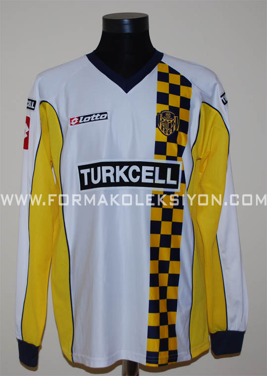 maillot équipe de mke ankaragücü exterieur 2006-2007 rétro