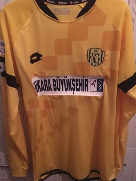maillot équipe de mke ankaragücü gardien 2017-2018 rétro