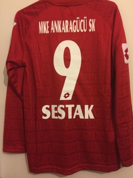 maillot équipe de mke ankaragücü particulier 2010 rétro