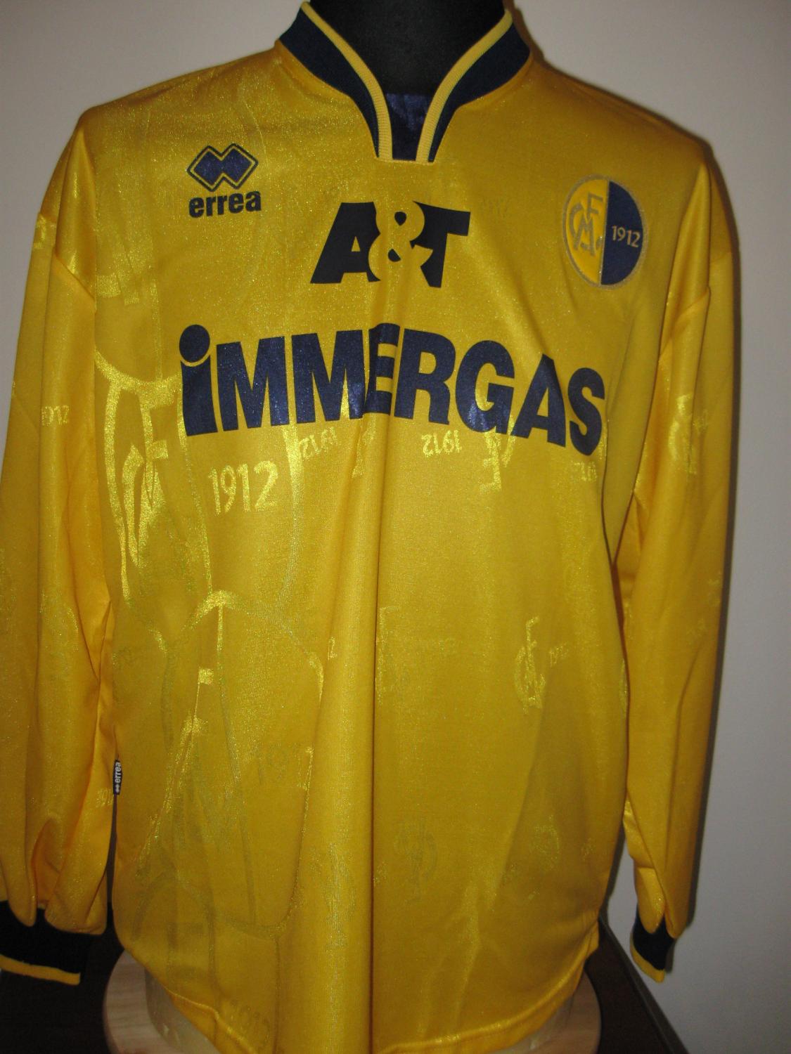 maillot équipe de modène fc domicile 2004-2005 rétro