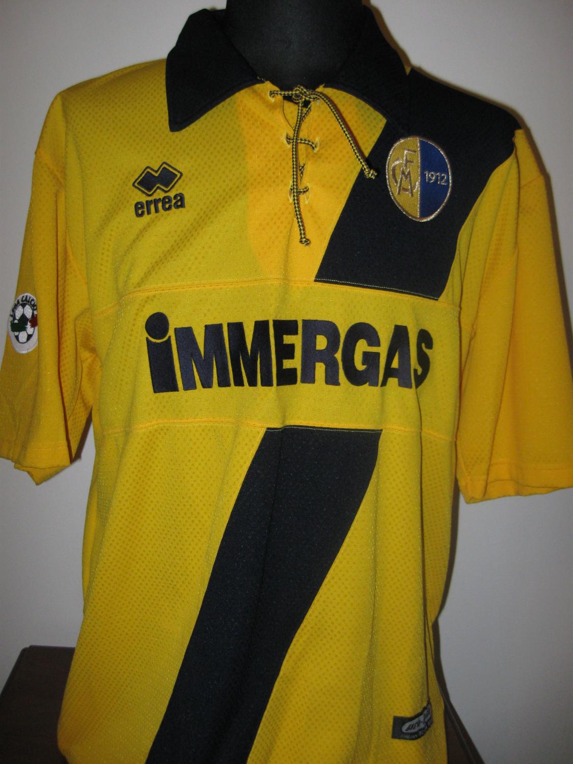 maillot équipe de modène fc particulier 2002 rétro