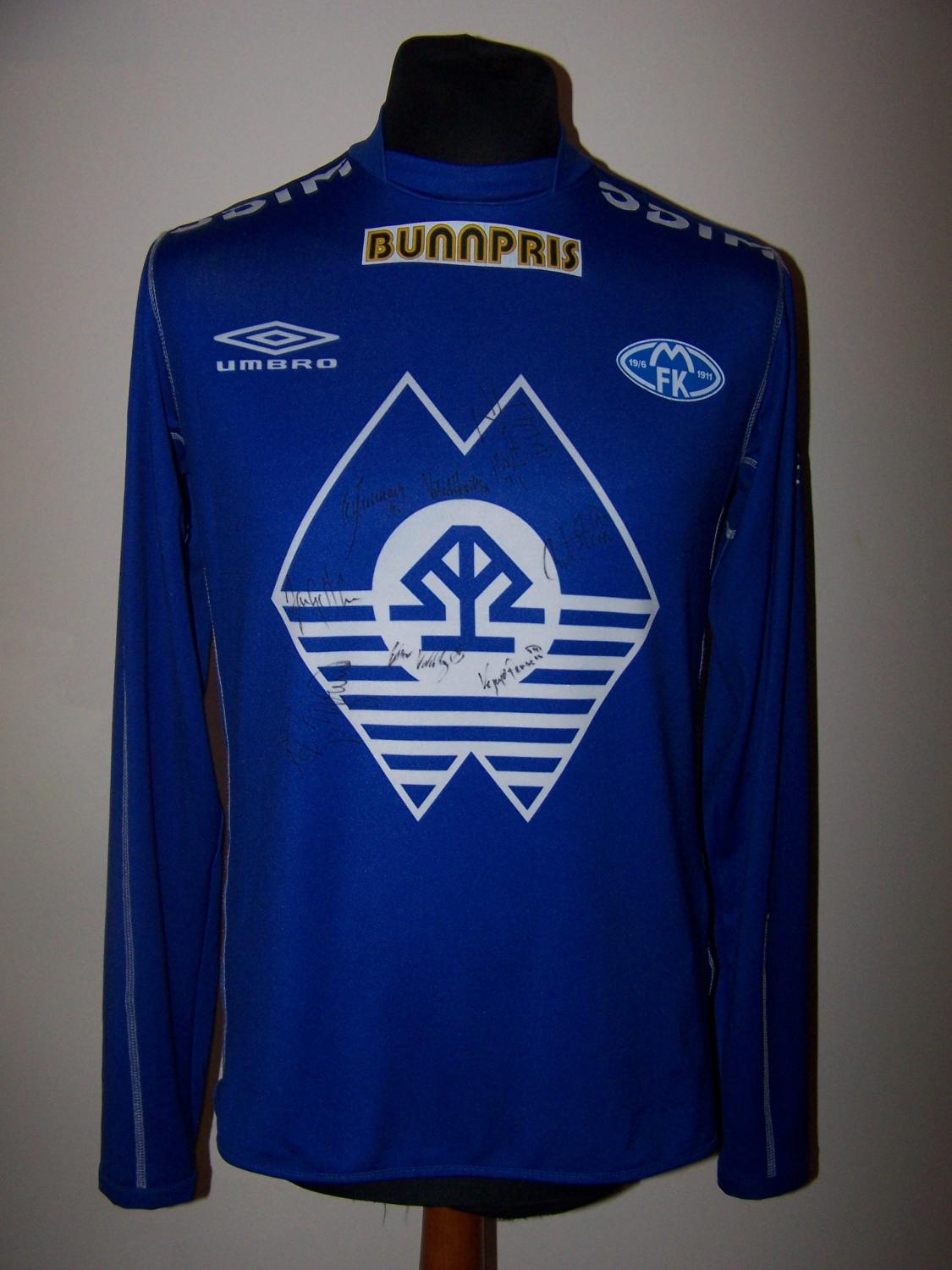 maillot équipe de molde fk domicile 2009-2011 rétro