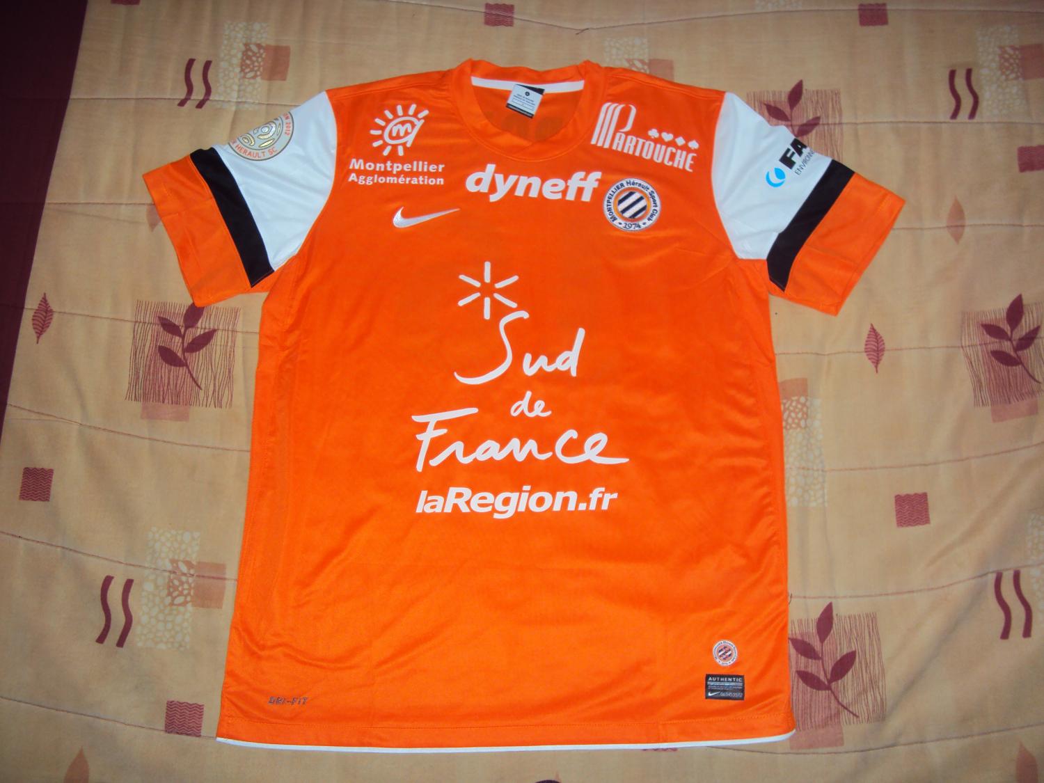 maillot équipe de montpellier hsc gardien 2012-2013 pas cher