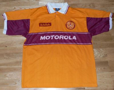 maillot équipe de motherwell fc domicile 1998-2000 pas cher