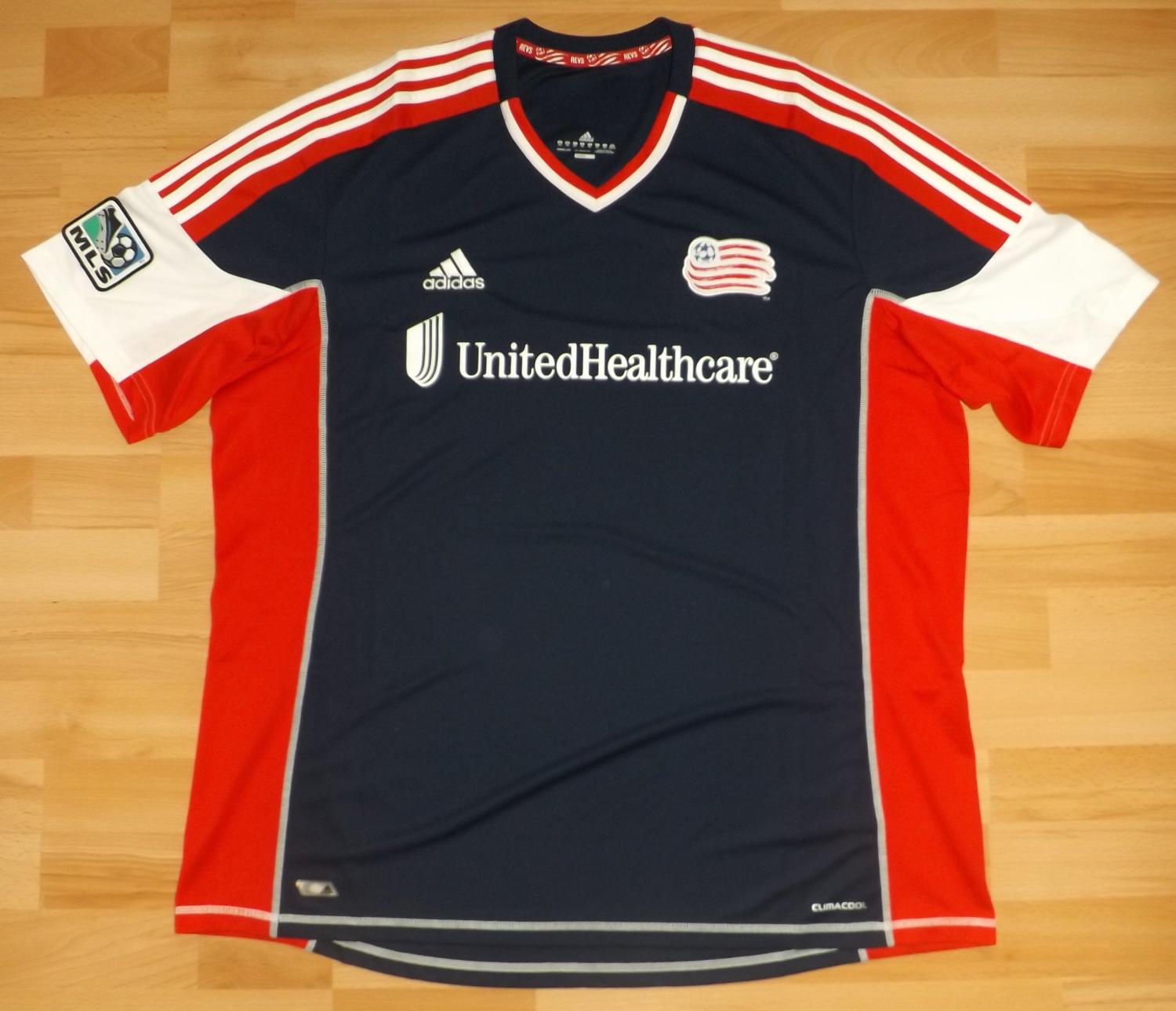 maillot équipe de new england revolution domicile 2012-2014 rétro