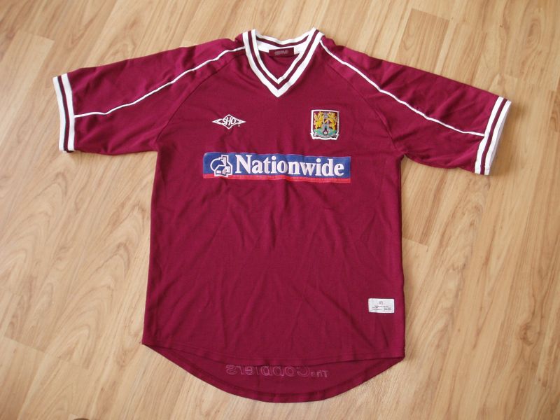 maillot équipe de northampton town fc domicile 2001-2003 pas cher