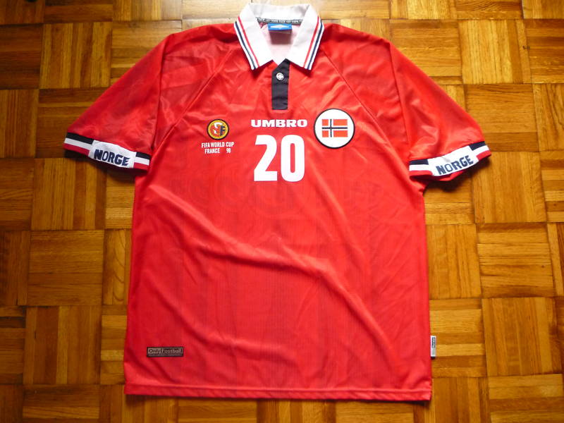 maillot équipe de norvège domicile 1998-1999 pas cher